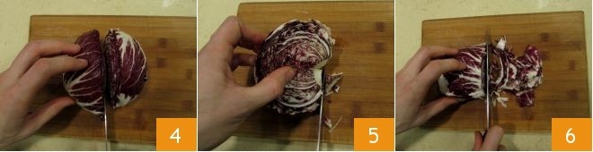 意大利烩饭菊苣和普罗卧干酪