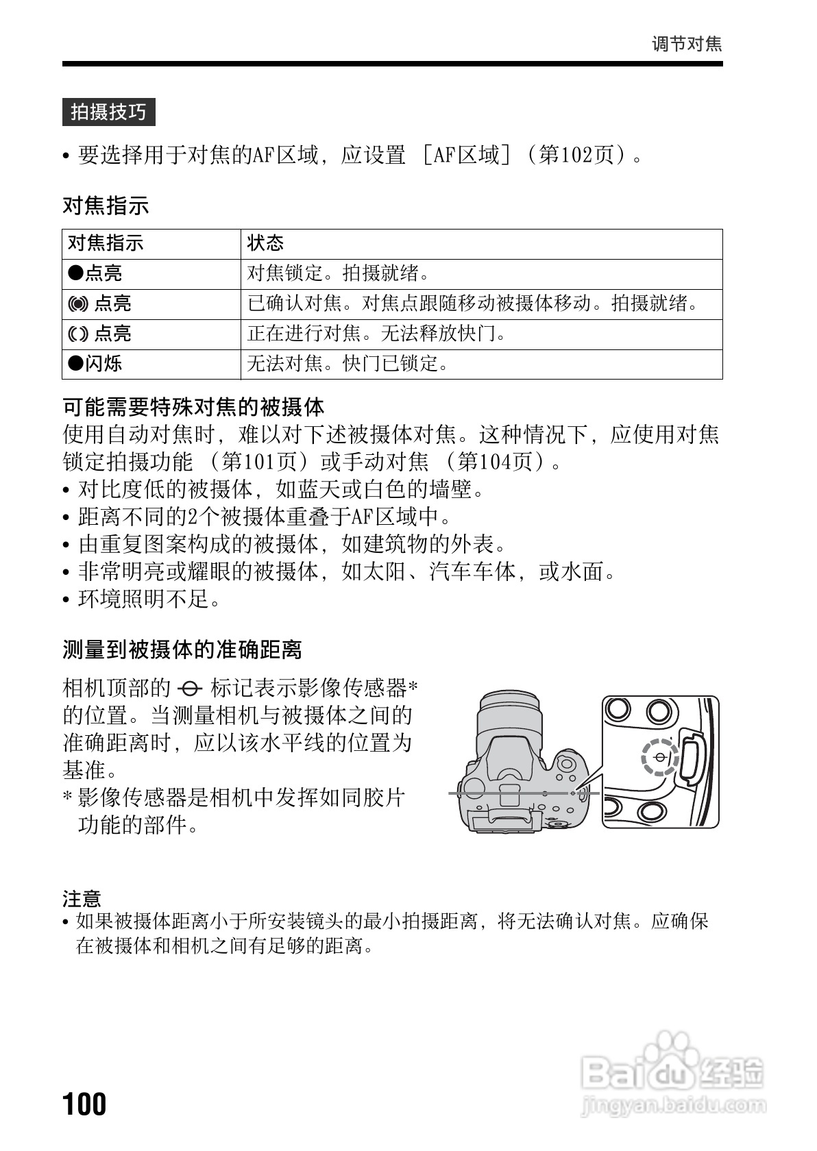 索尼SLT-A65数码摄像机使用说明书:[10]