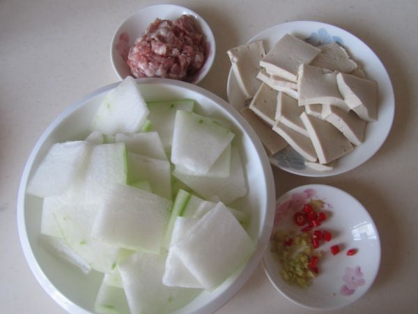 肉末千叶豆腐冬瓜