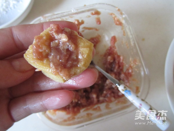 香菇烧酿豆腐泡