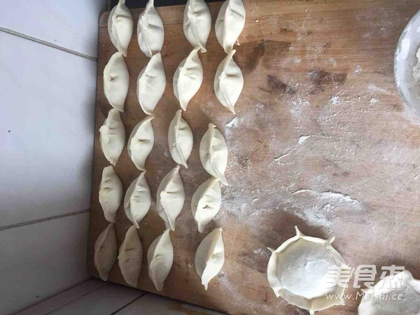 白菜香菇素饺子