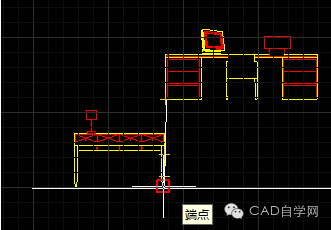 如何使用cad对齐命令对齐图块