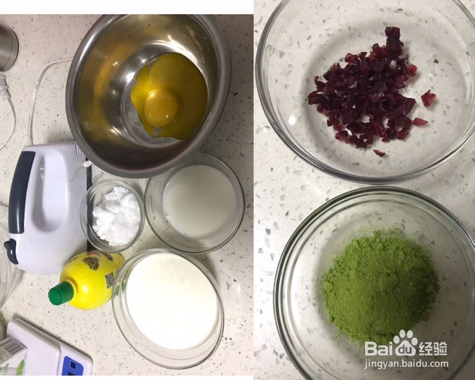 详细教你做冰淇淋原味蔓越莓抹茶法