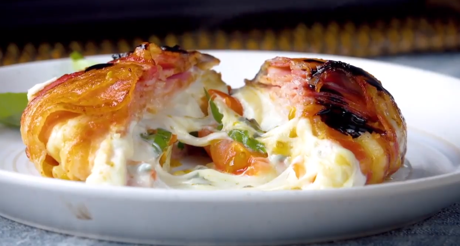 怎样做爆浆芝士培根球