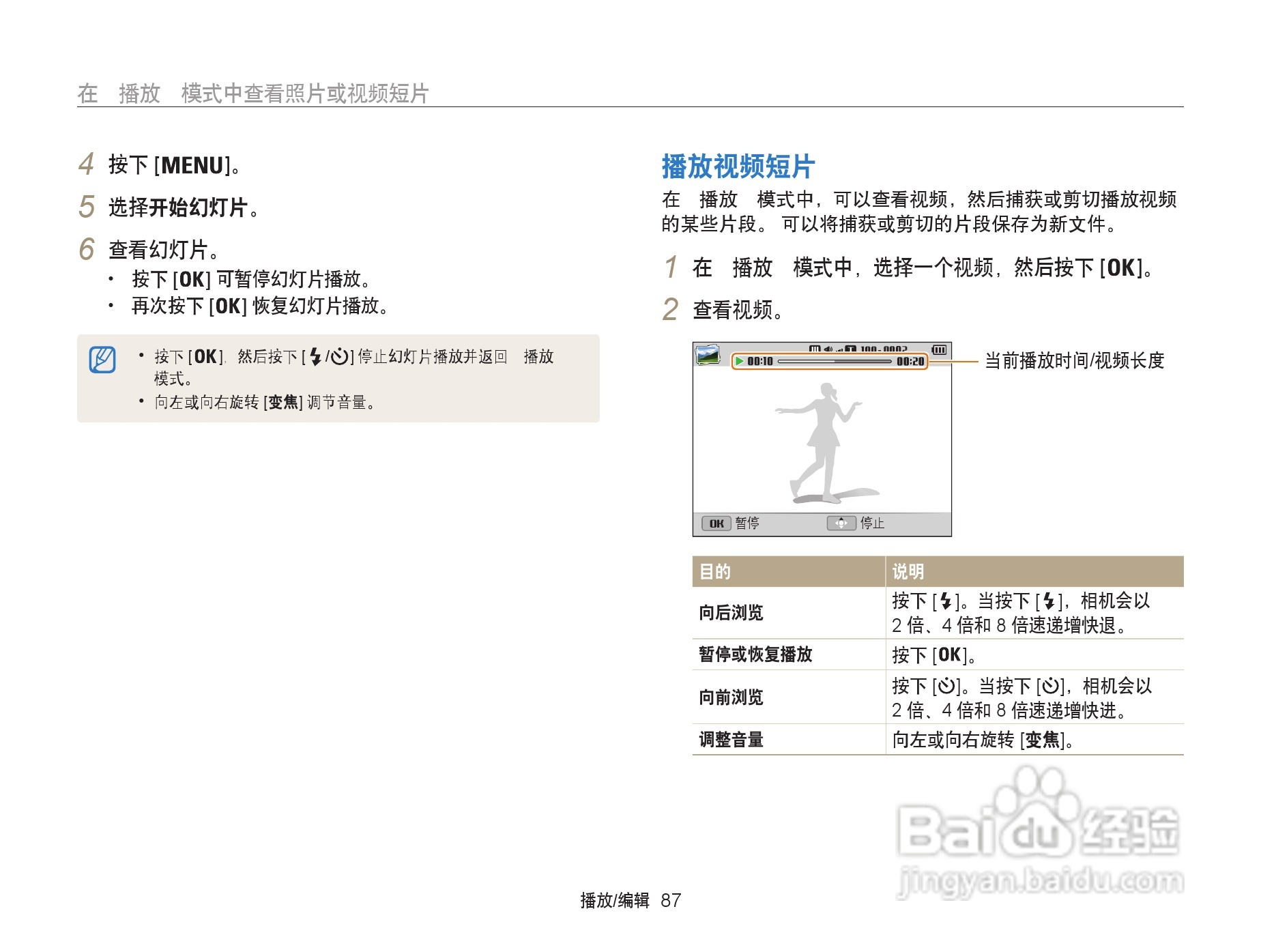 三星ST200F数码相机使用说明书:[9]