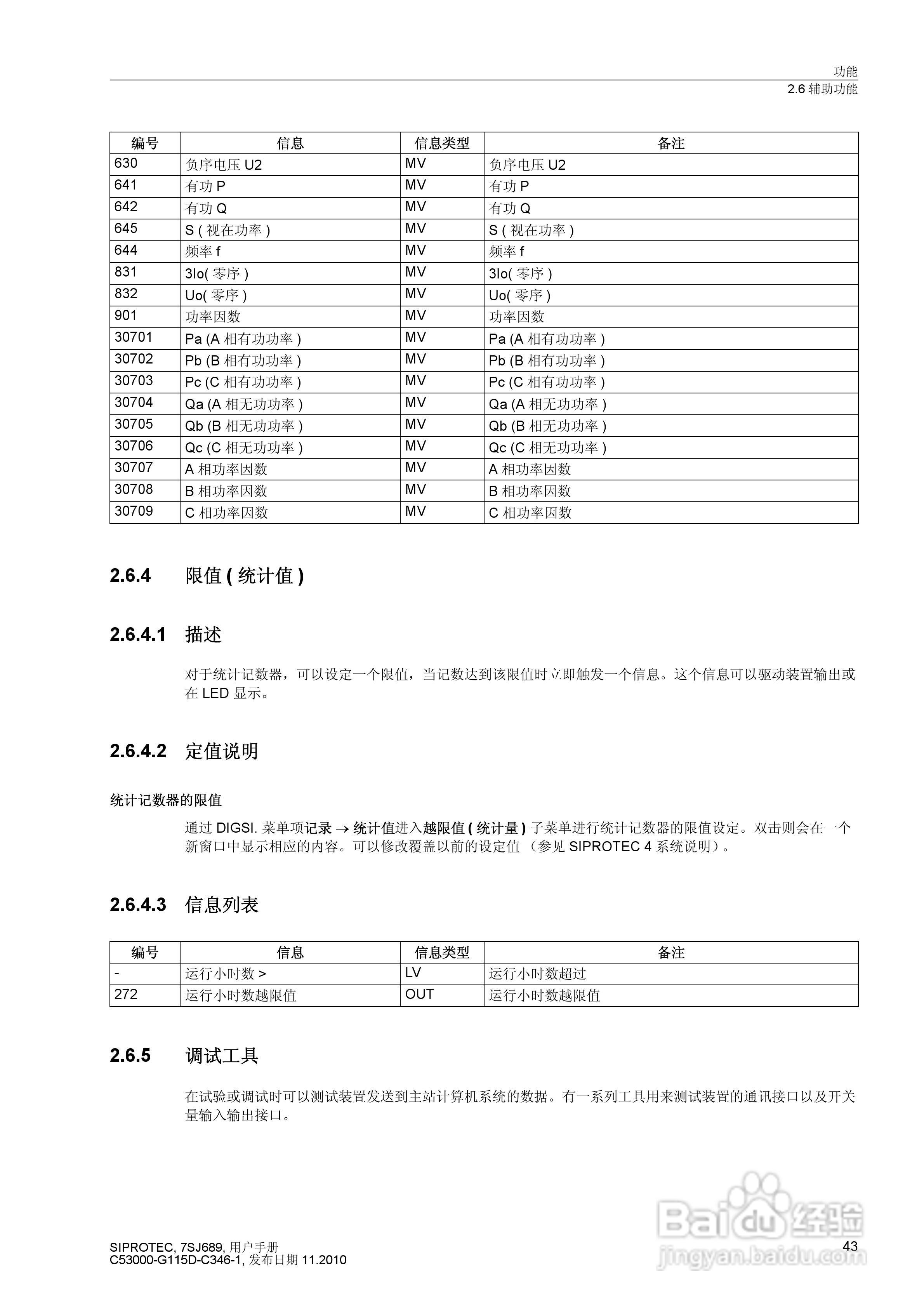 西门子 SIPROTEC 过电压及远方跳闸保护装置7SJ689 V4.:[5]