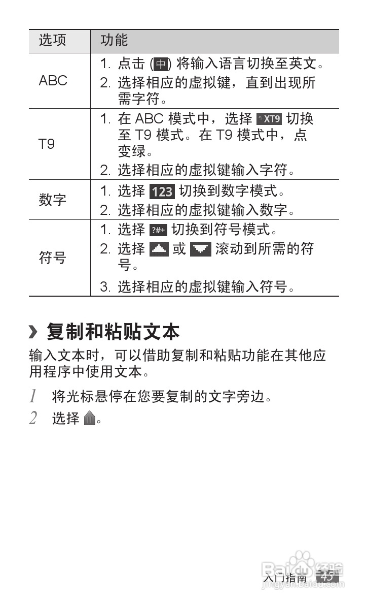 三星 GT-B9062手机说明书:[5]