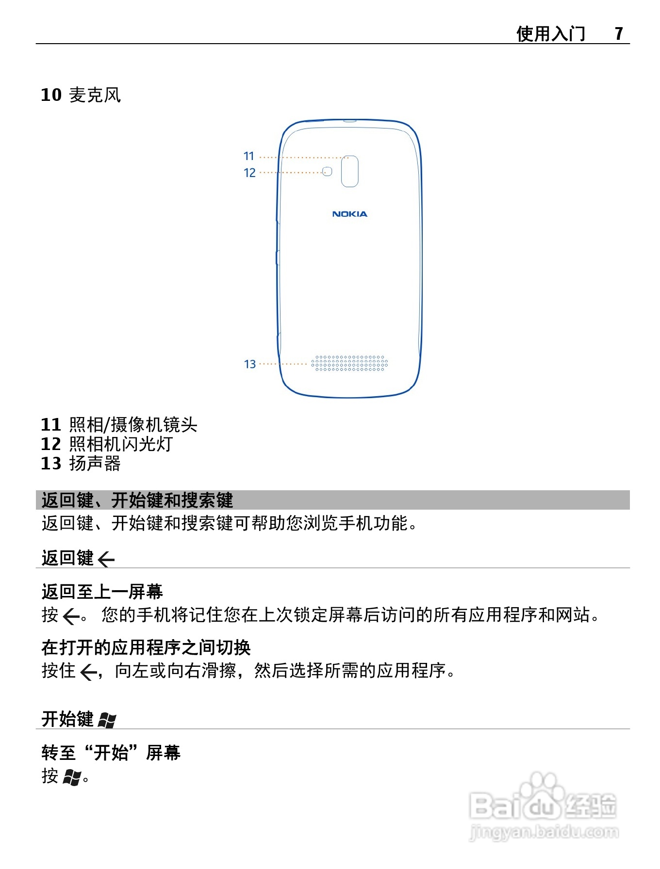 诺基亚Nokia Lumia 610手机使用说明书:[1]