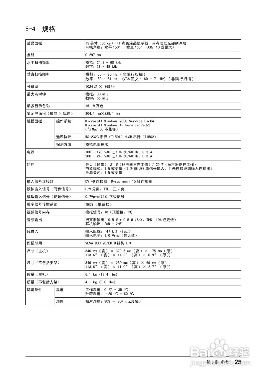 EIZO T1502接触屏彩色液晶显示器用户手册:[3]