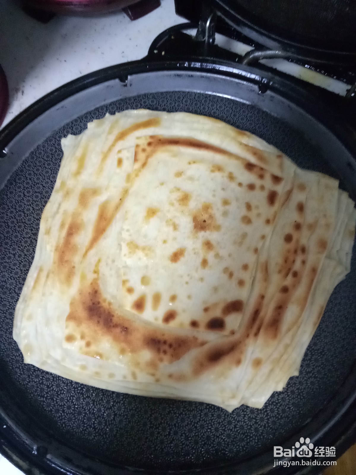 简单的饺子皮煎饼