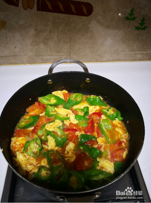 青椒炒鸡蛋的做法