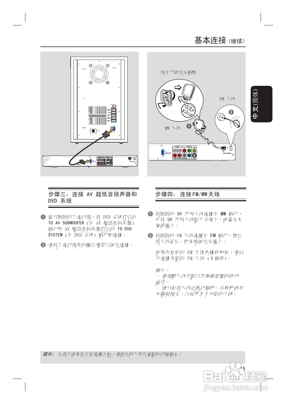 Philip飞利浦hts3455家庭影院说明书:[1]