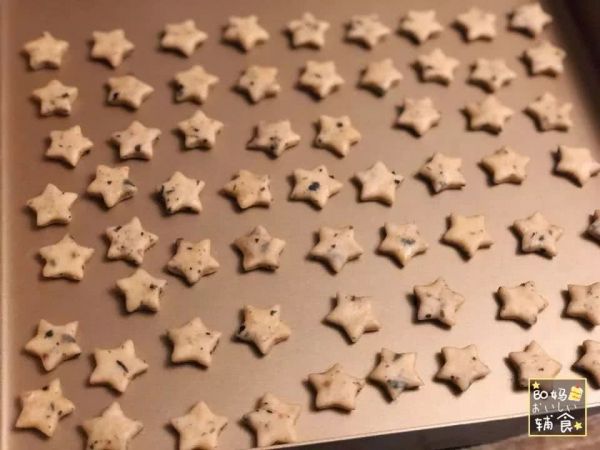 海苔肉松星星饼干