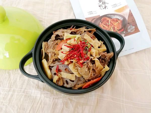 干锅鸭头#食光社干锅鸭#