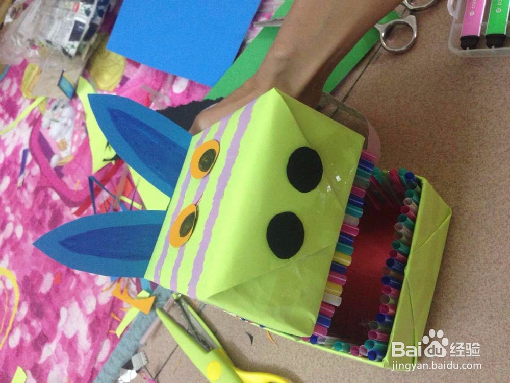 幼儿园手工制作《动物的牙齿》