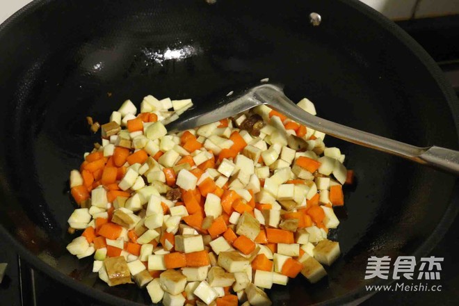 豆干胡萝卜茭白丁