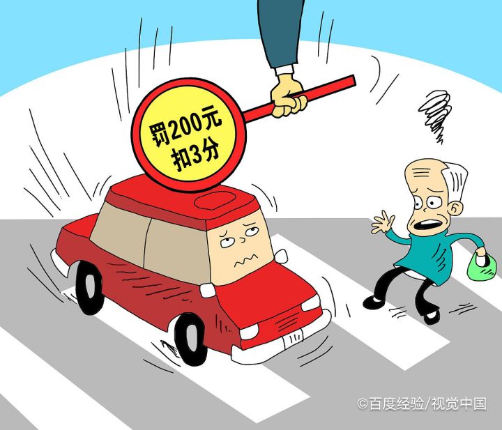 不避让行人怎么处罚