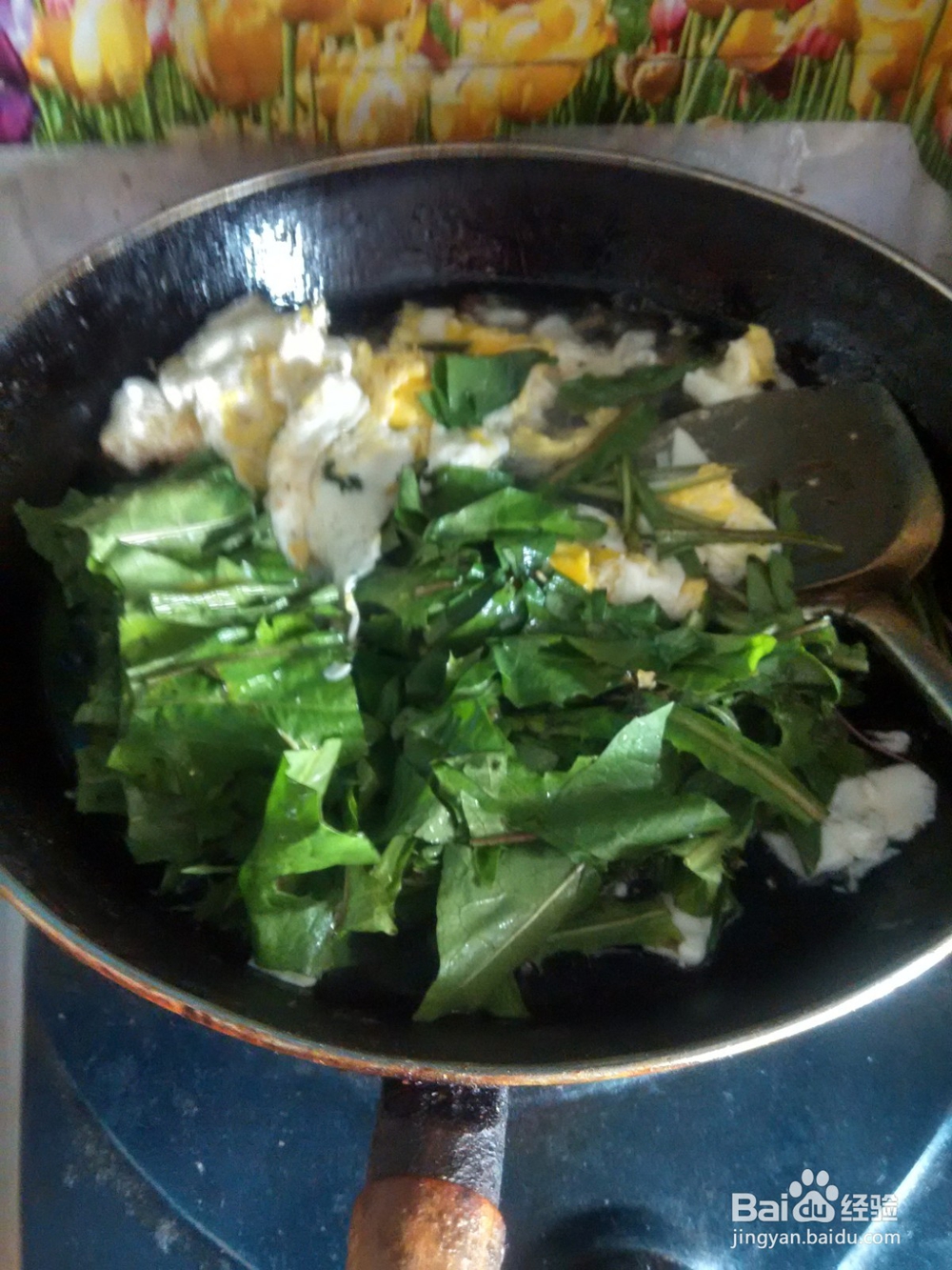 婆婆丁炒鸡蛋