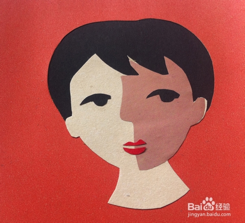 {黄小鱼原创手工}用卡纸一起做古怪面孔