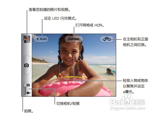 iphone怎样拍照录像