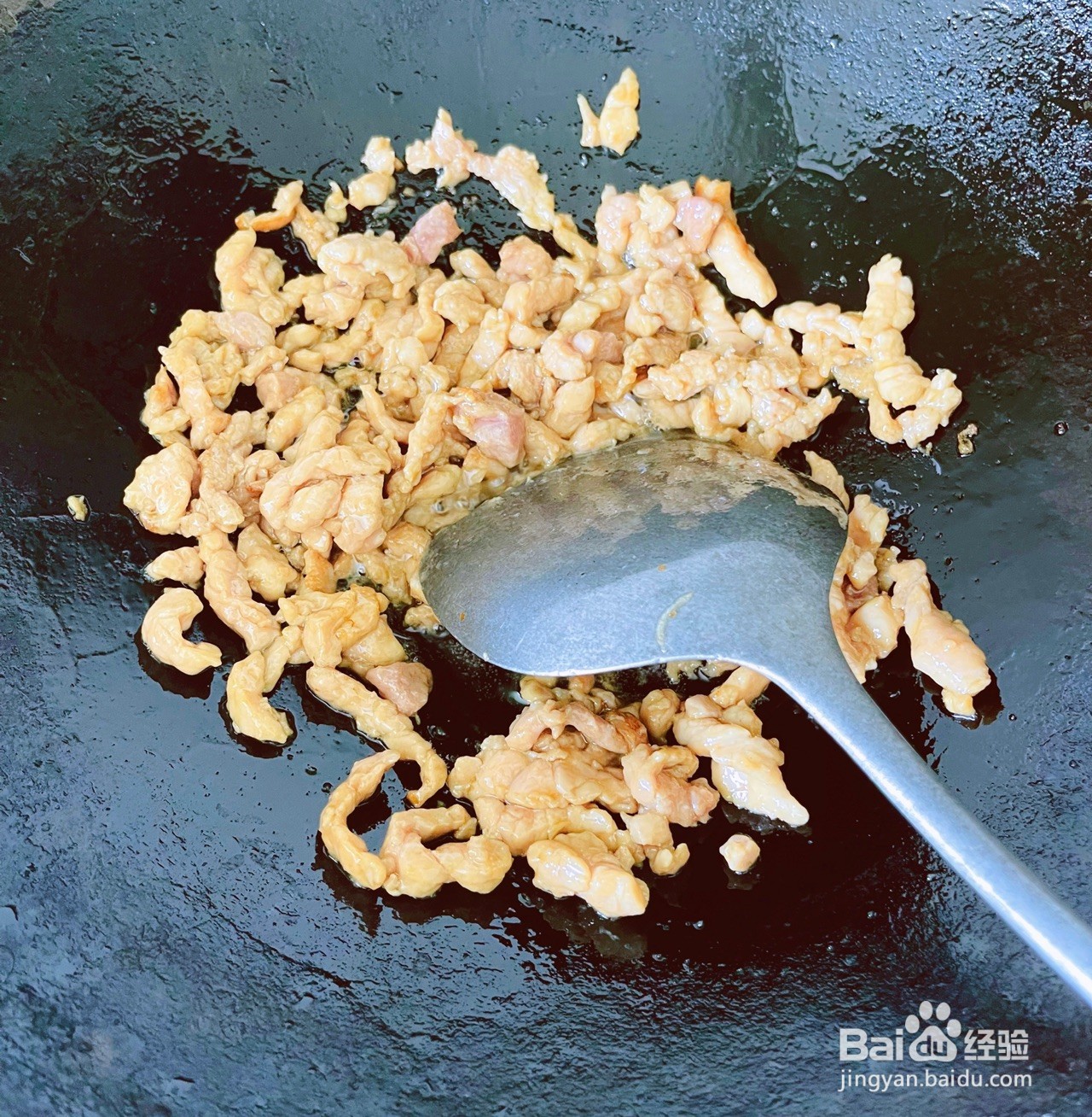 茭白炒肉丝的做法