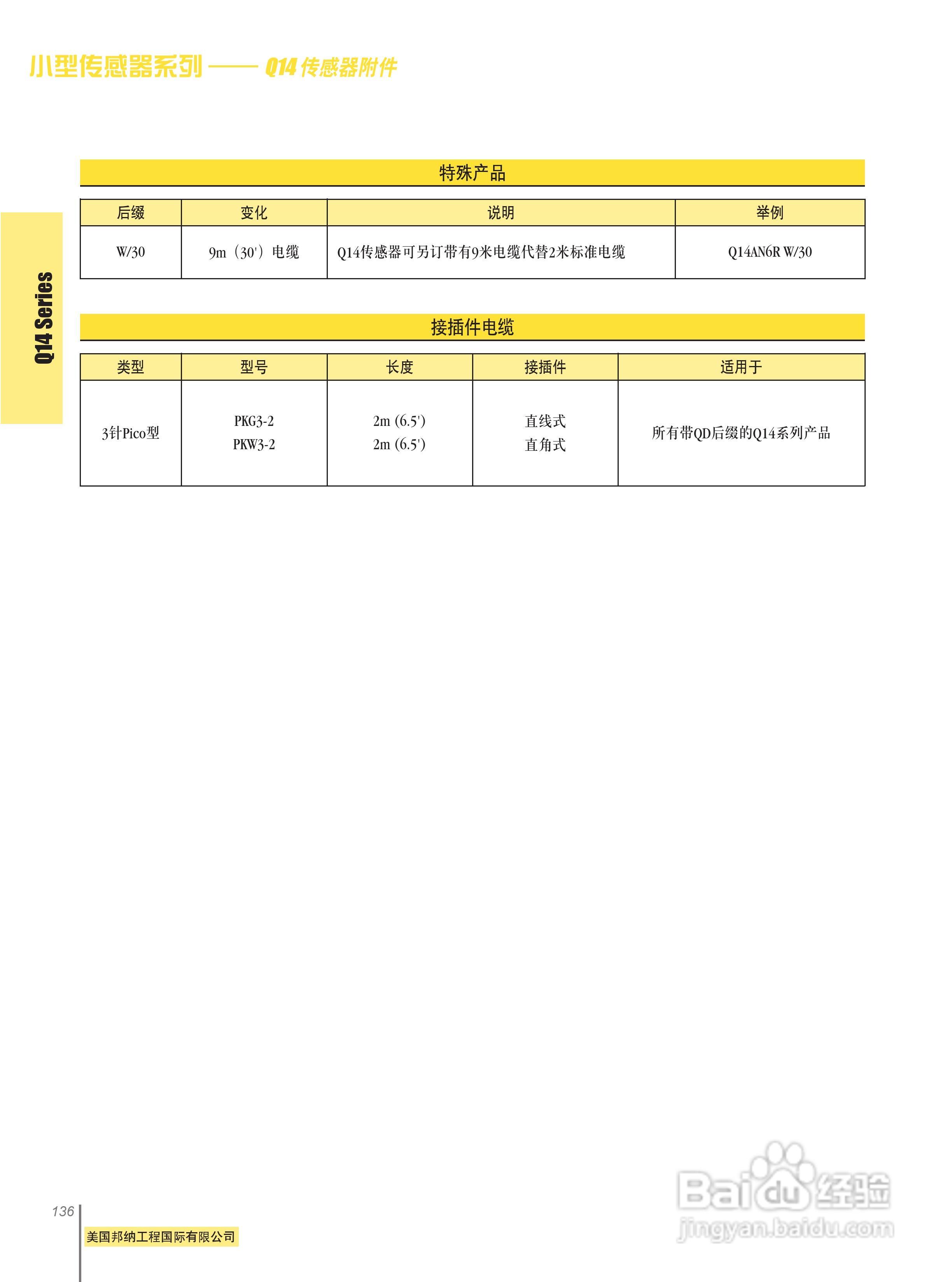Banner VS1RP5C20Q型小型传感器说明书:[4]