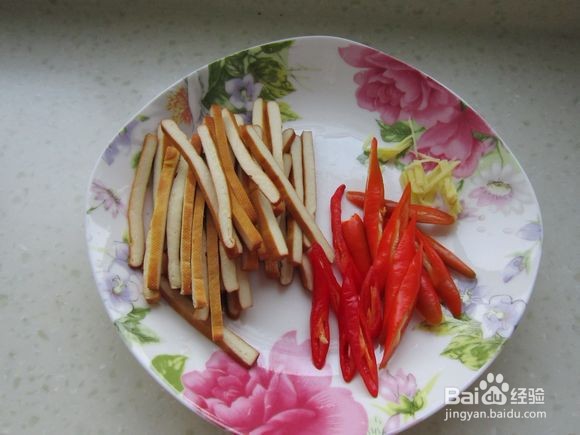 如何制作香干蒜薹炒肉丝