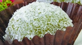 好吃的——绿茶红豆糯米糕