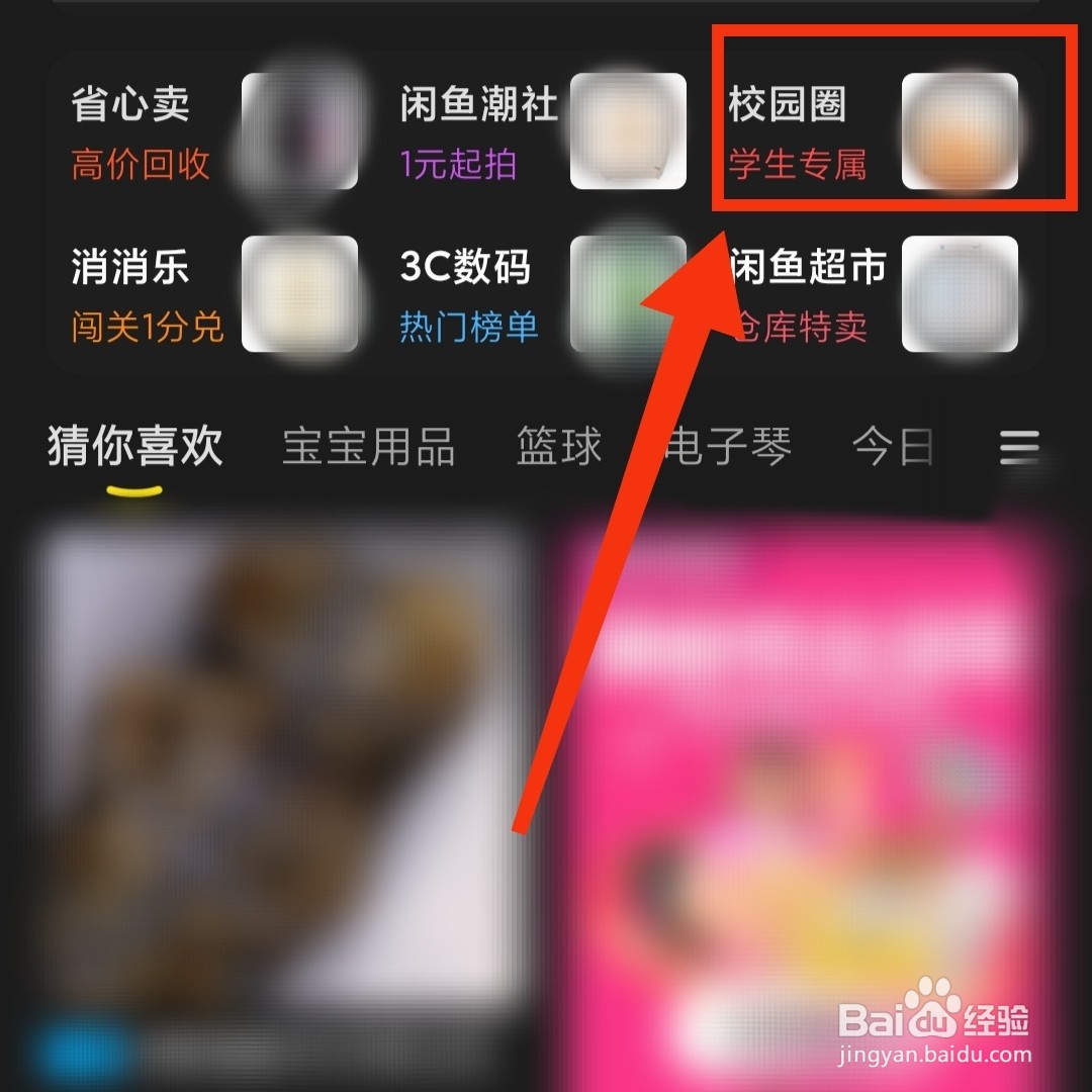 怎么加入闲鱼的校园圈