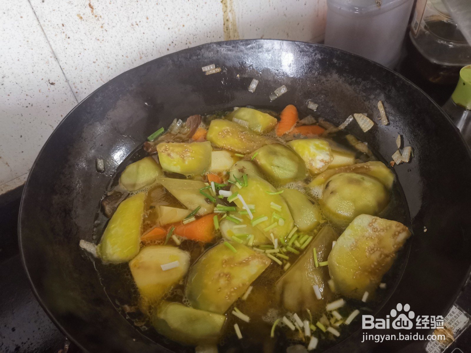 土豆茄子炖胡萝卜的做法