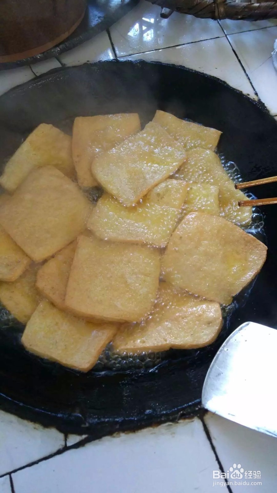 油煎豆腐片怎么做？