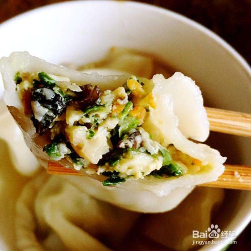 香菇木耳鸡蛋素饺子做法窍门