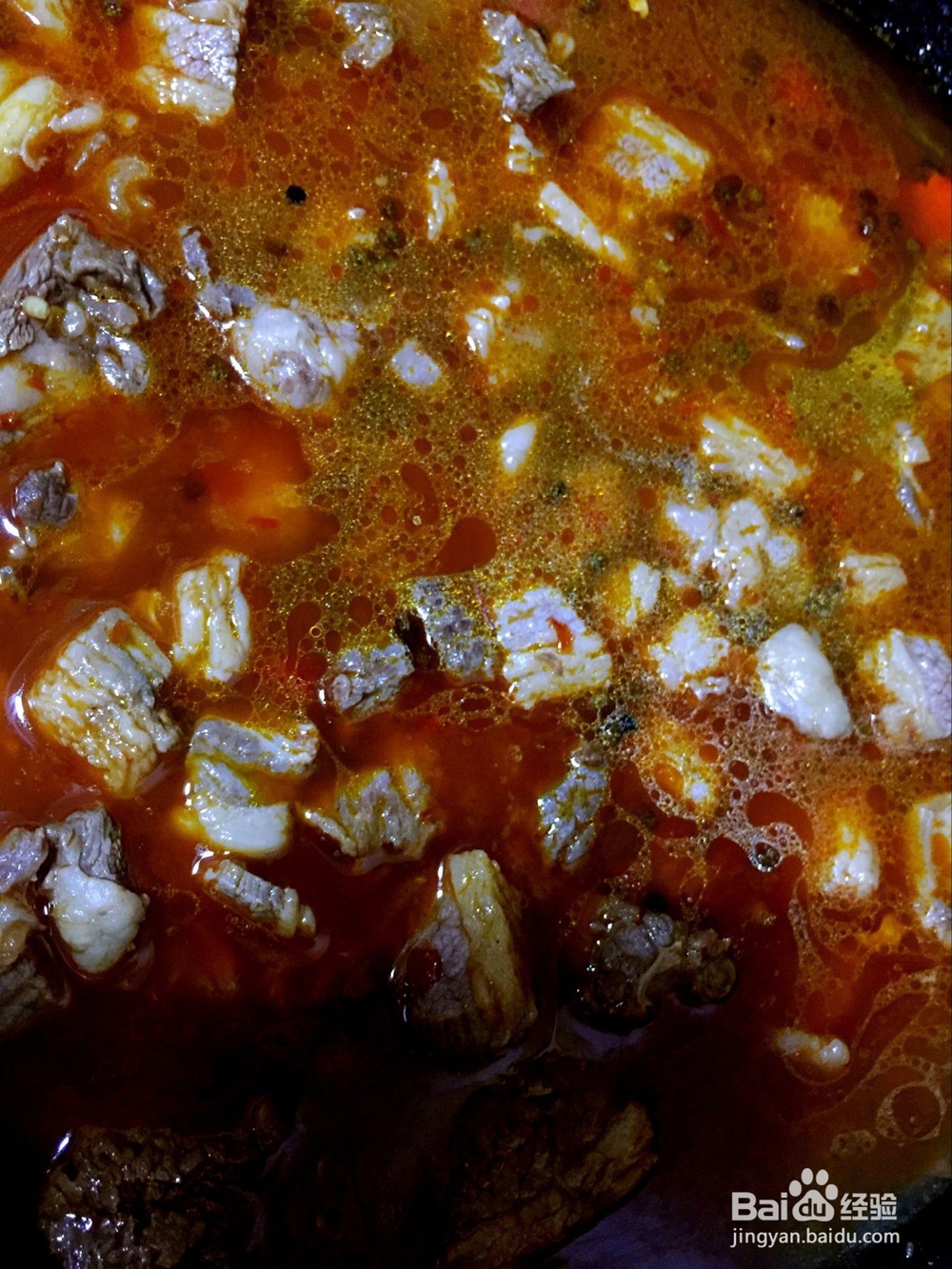 家常咖喱味土豆烧牛腩的做法