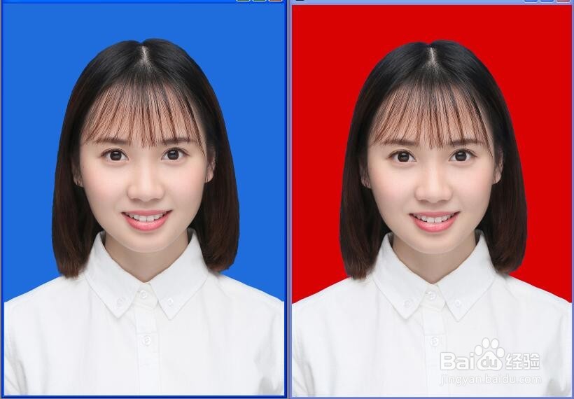 用PS快速更换证件照的背景颜色