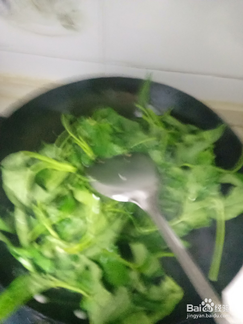 家常蒜沫耗油空心菜