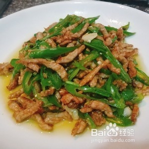 怎么做耗油辣椒肉丝