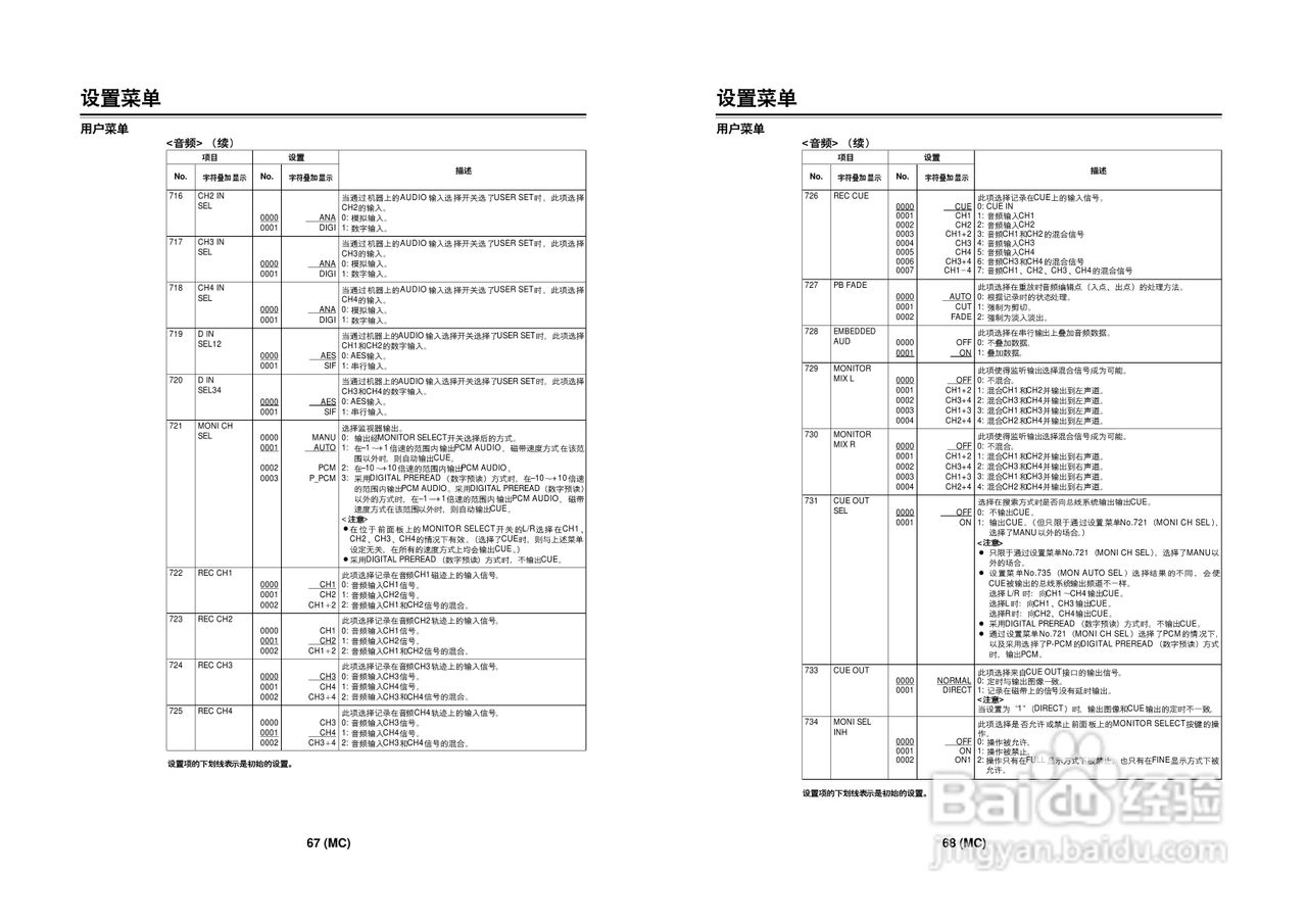 松下AJ-D970MC数码摄像机说明书:[4]