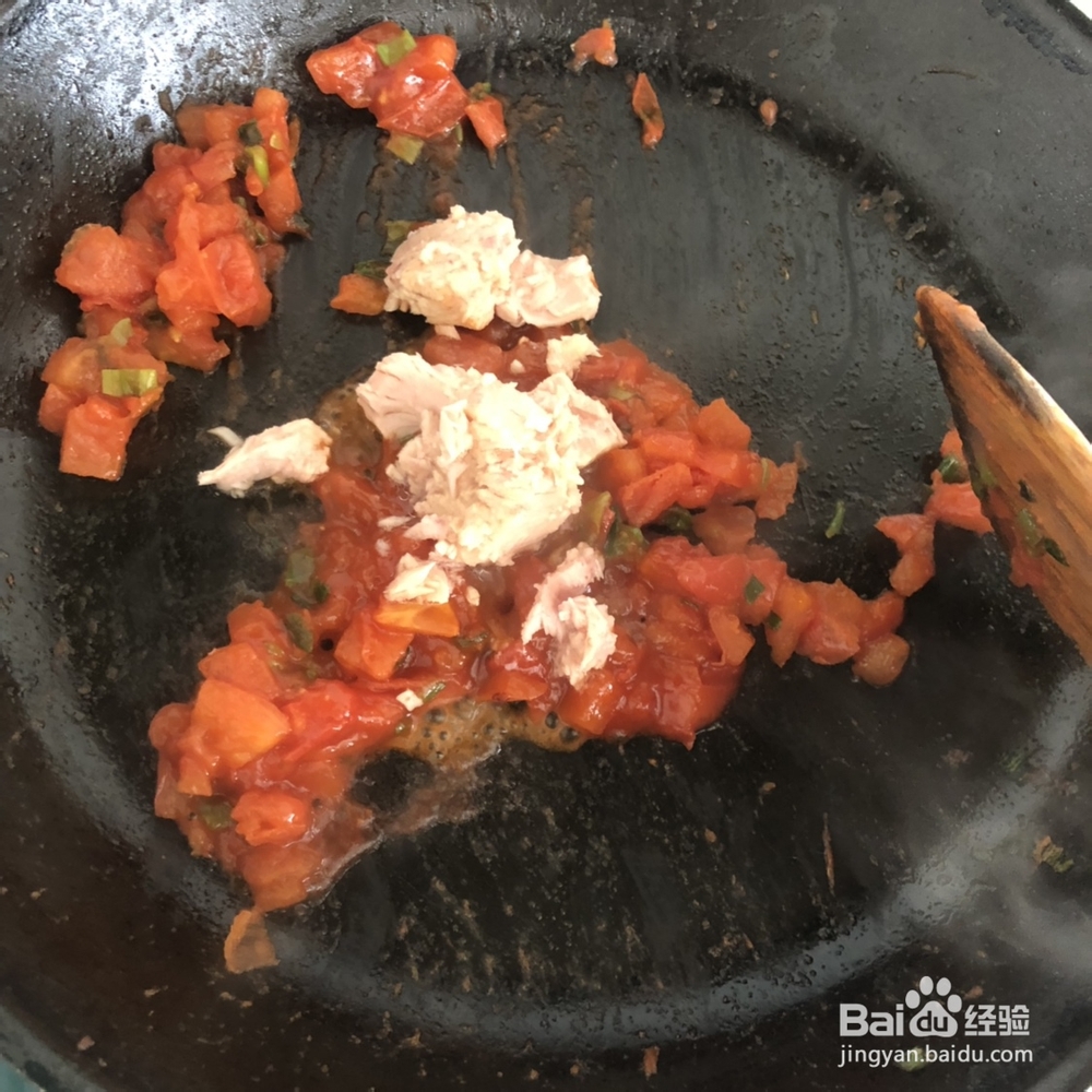 不可思议的番茄金枪鱼酱意大利面