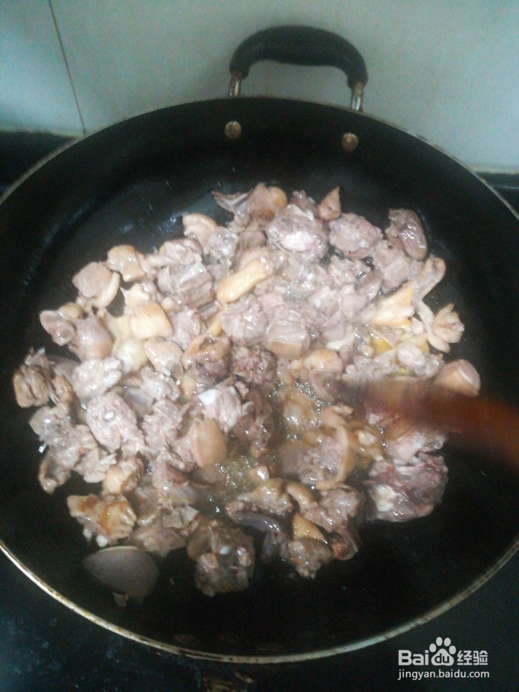 姐姐为我做的川味魔芋烧鸭