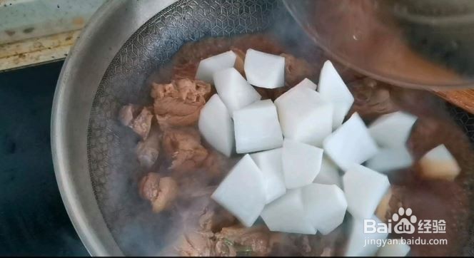 白萝卜炖鸭肉怎么做