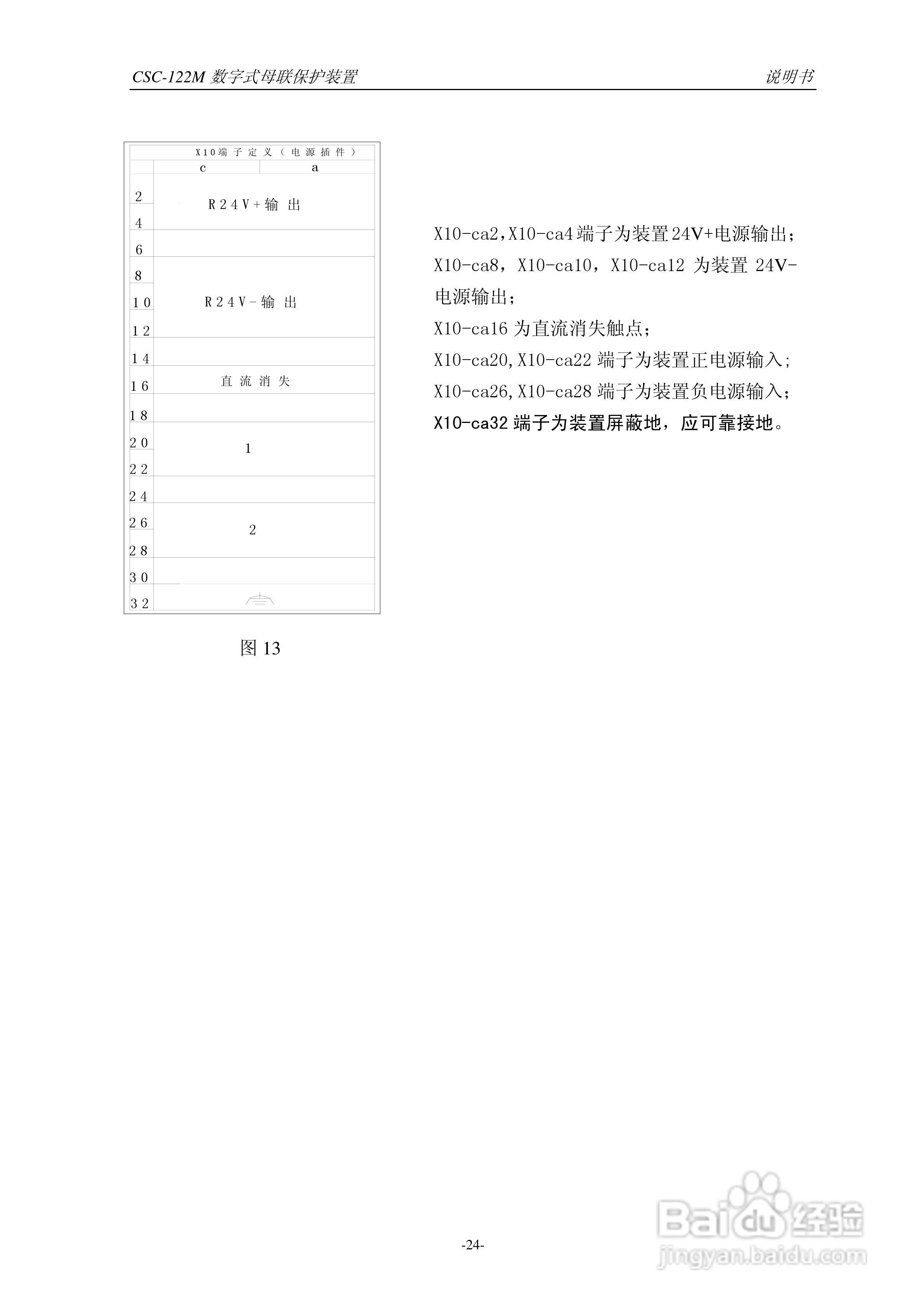 四方CSC-122M数字式母联保护装置说明书:[3]