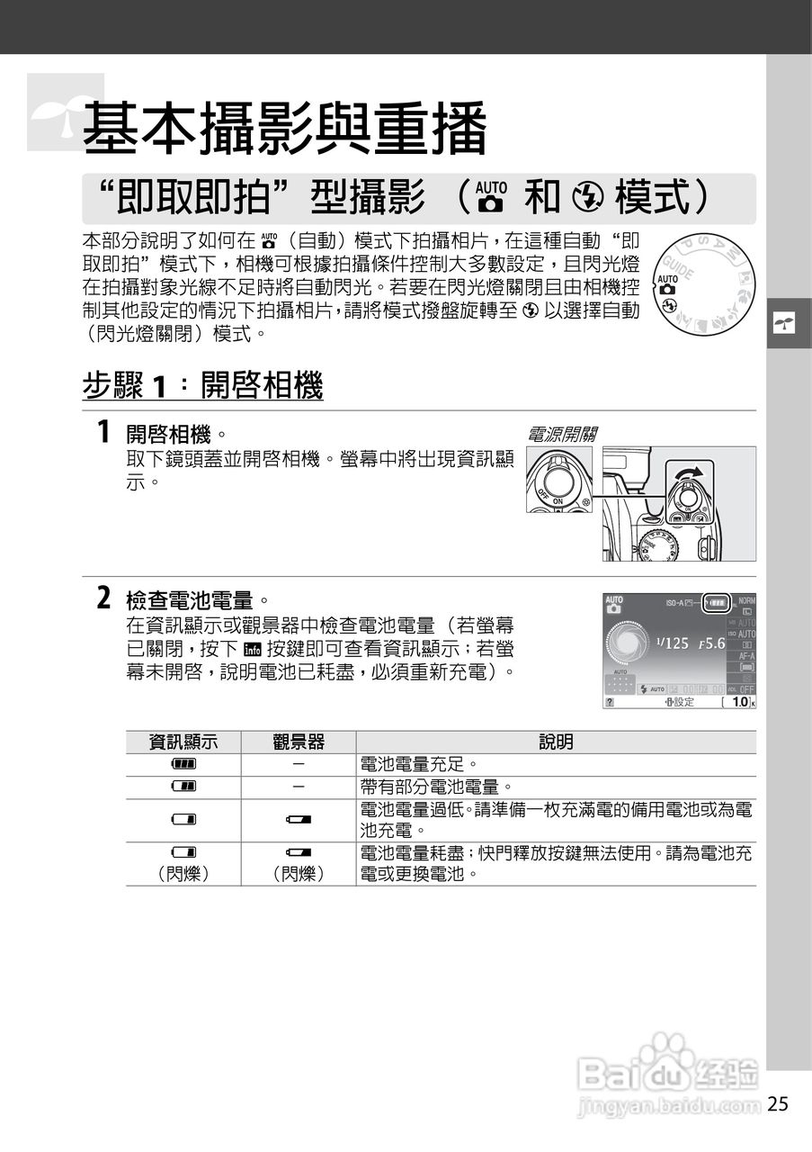 尼康D3000数码相机使用说明书:[5]