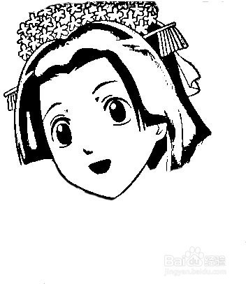 简笔画-如何画q版人物银魂澄夜公主的简笔画