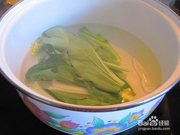 白菜素云吞面的做法