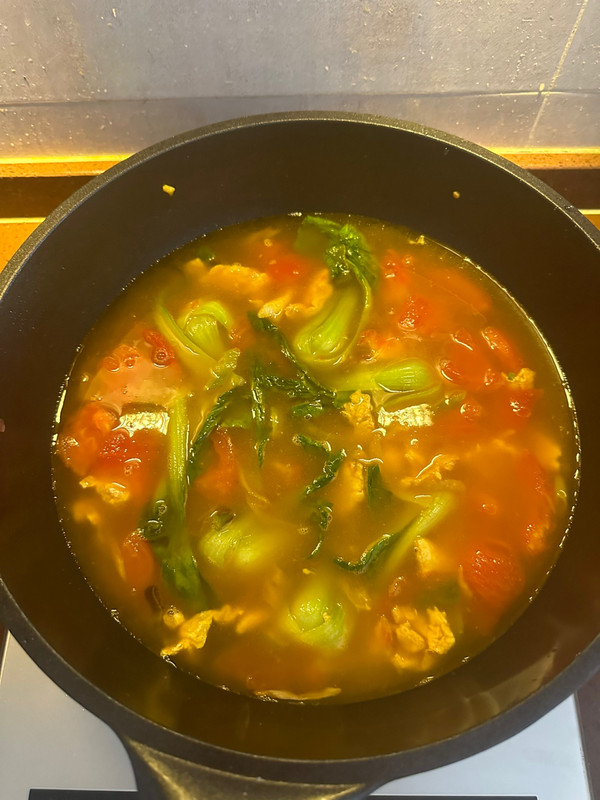 西红柿鸡蛋汤面