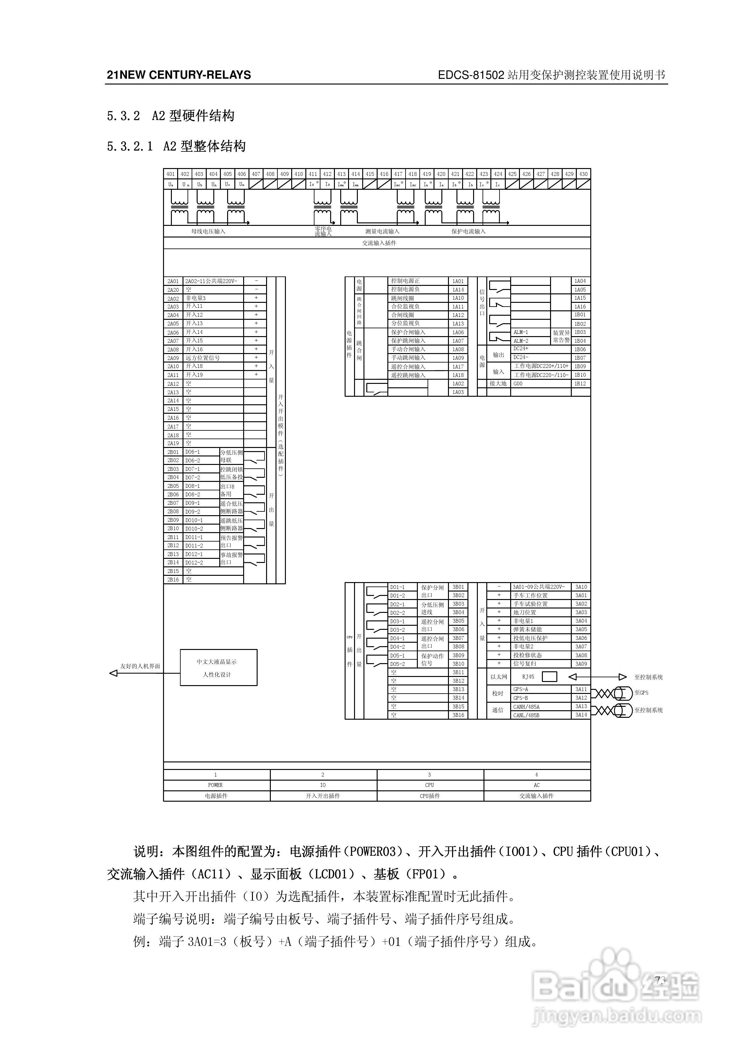新世纪EDCS-81503站用变保护测控装置说明书:[8]