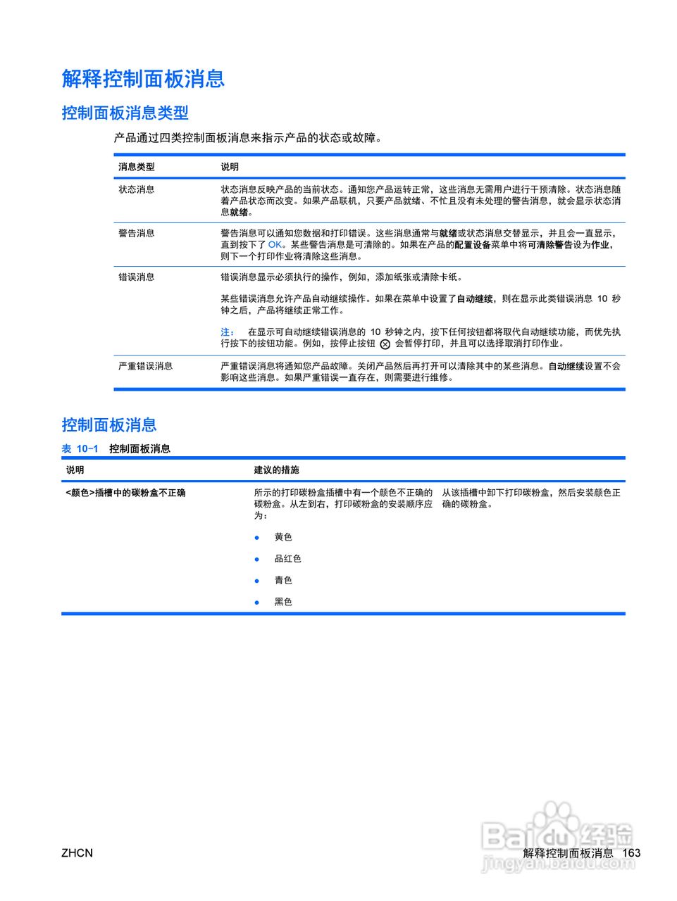 惠普 COLOR LASERJET ENTERPRISE CP4525打印机说明书:[18]