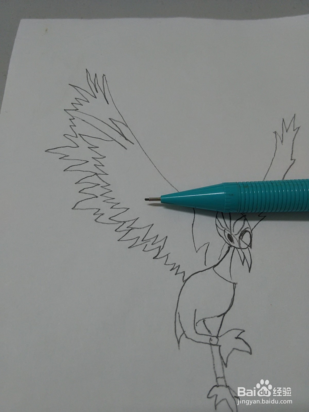 猪猪侠火焰鹤怎么画