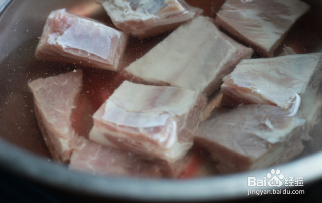 排骨板栗的做法