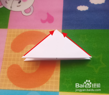 手工折纸之喷气式飞机的折法